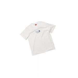 NEW RHYTHM. men's high beaming vintage tee in off white